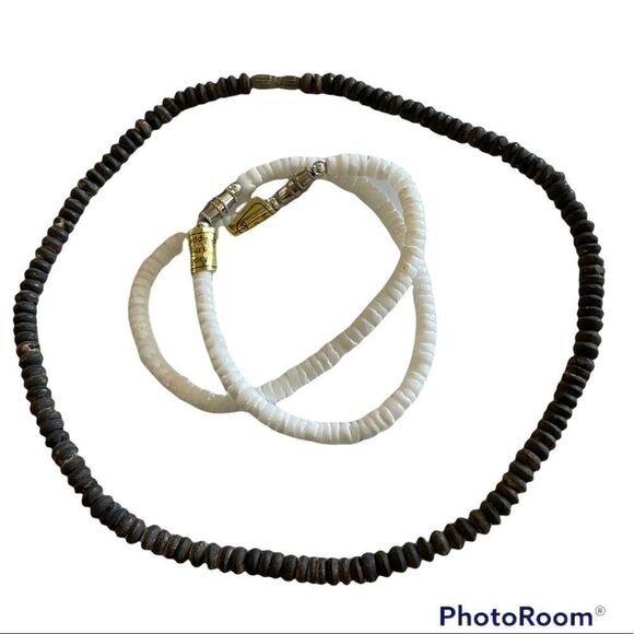 Necklace & 2 Bracelets Bundle, Surfer Shell Jewelry - Picture 1 of 1
